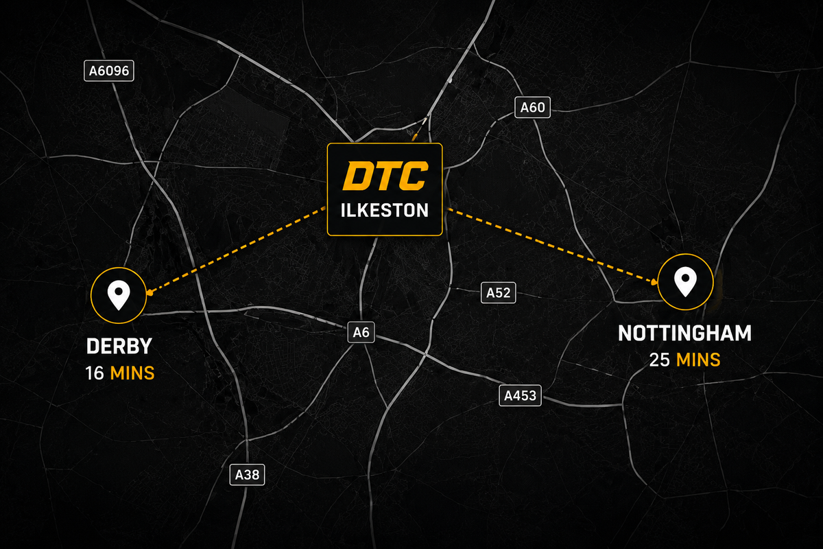 DTC service area map